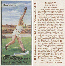 Sportarten, Serie 31 (Gartmann)