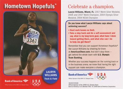 Homeland Hopefuls - Lauryn Williams