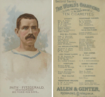 N29 The World's Champions (Allen & Ginter) - Patrick Fitzgerald