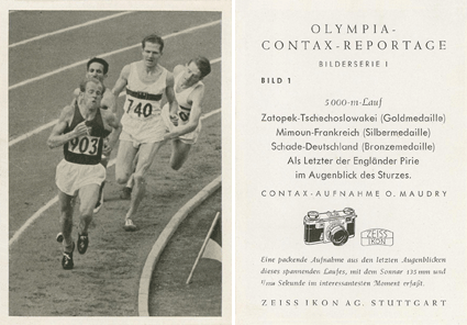 Olympia Contax Reportage (Zeiss Ikon) - Zatopek