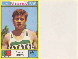 Panini Munchen 72 (Dipul) - Carlos Lopes
