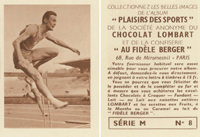 Plaisirs des Sports (Chocolat Lombart)