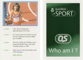 Question of Sport - Mary Decker