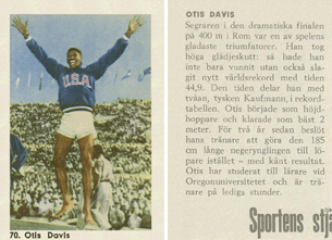 Sportens Stjarnor (Hemmets Journal) - Otis Davis