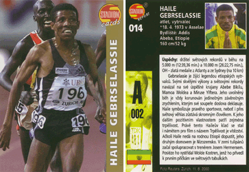 Stadion - 15 Haile Gebrselassie