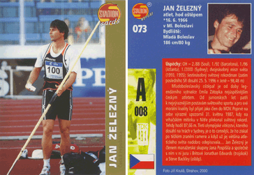 Stadion - 73 Jan Zelezny