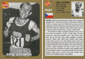 Stadion - P007 Emil Zatopek