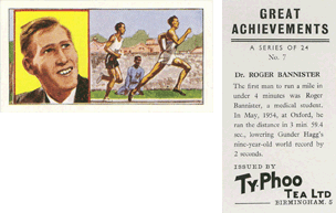 Great Achievements (Typhoo Tea), 1962 - Roger Bannister