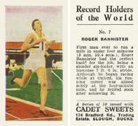 Record Holders of the World (Cadet Sweets), 1956 - Roger Bannister
