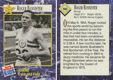 Sports Illustrated for Kids (SI Kids), 1989-2012 - Roger Bannister