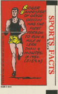 Topps Thirst Break (Topps), 1981 - Roger Bannister