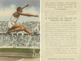 40 Sporten en Spelen in Woord en Beeld (Blue Band) - Jesse Owens