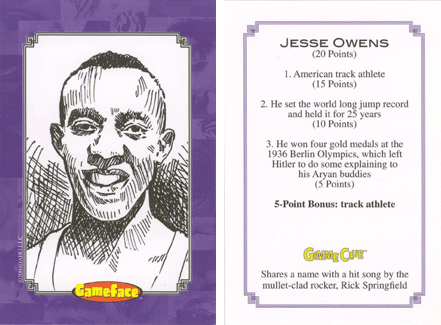 Gameface (DAHG, LLC), 2004 - Jesse Owens