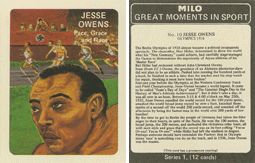 Great Moments in Sport (Milo/Nestle), 1981 - Jesse Owens