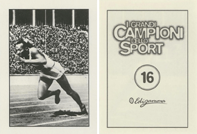 I Grandi Campioni Dello Sport (Edigamma), 1997 - Jesse Owens