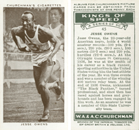 Kings of Speed (Churchman), 1939 - Jesse Owens