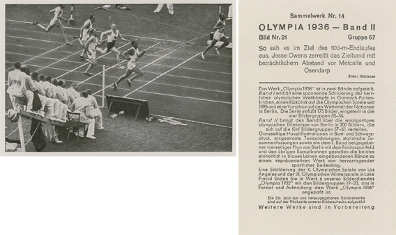 Olympia 1936, Band II, Die XI. Olympischen Spiele In Berlin 1936 (Reemtsma), 1936 - Jesse Owens