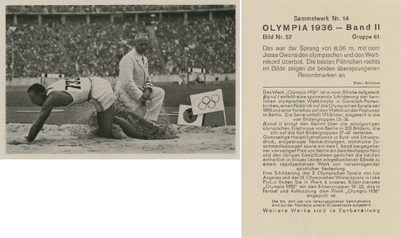 Olympia 1936, Band II, Die XI. Olympischen Spiele In Berlin 1936 (Reemtsma), 1936 - Jesse Owens