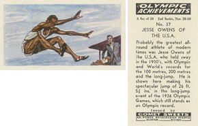 Olympic Achievements, 2nd Series (Comet Sweets), 1960 - Jesse Owens