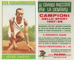 Panini Campioni Dello Sport 1967-68 (Panini) - Jesse Owens
