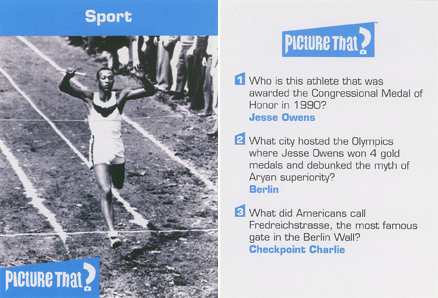 Picture That? (Picture This Ltd./Sababa Toys), 2005 - Jesse Owens